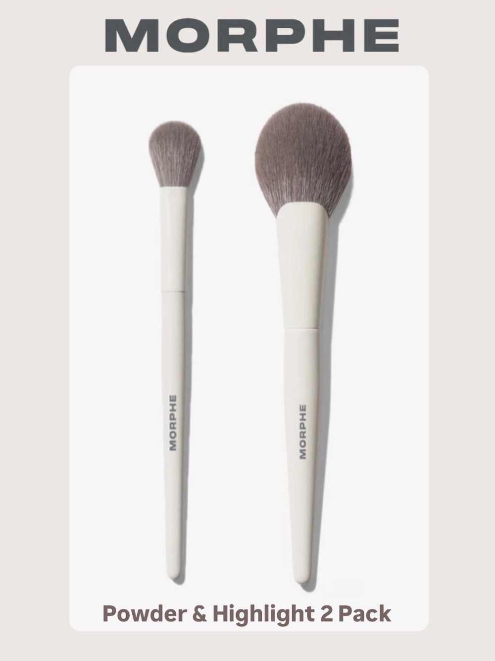 Morphe Powder & Highlight Brush Duo - NEW!